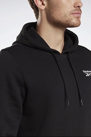 Reebok Left Chest Logo Erkek Siyah_0 Sweatshirt