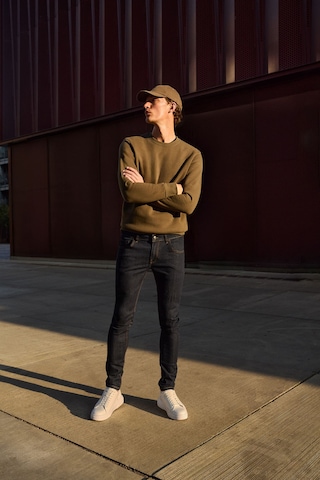 AC&Co / Altınyıldız Classics Ekstra Slim Fit Dar Kesim Pamuklu Riss Erkek Jean Kot Pantolon Koyu Lacivert