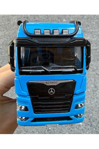 Mercedes Kafa Oynar Oyuncak Metal Taşıyıcı Tır Çekici Actroc Model Diecast 12 Cm Maket Koleksiyon Araba
