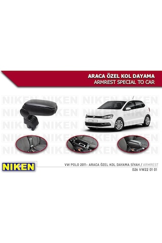 Vw Polo 6R Kol Dayama Kolçak Vidasız Konsol 2011+ Niken