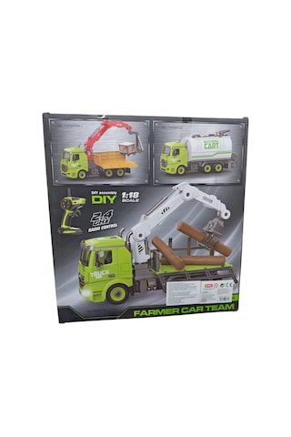 Ctoy Usb Şarjlı U/k Sök Tak Vinçli Kamyon 1:18 Yws972a Çok Renkli