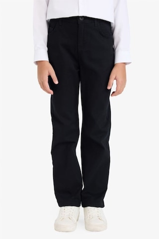 Defacto Erkek Çocuk Düz Paça Basic Düz Gabardin Pantolon X4224a626spbk81 Siyah-bk81