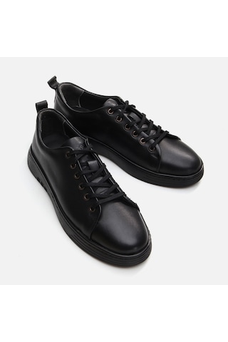 Yaya Hakiki Deri Erkek Günlük Ayakkabı - Siyah 02AYY296160A100 Siyah