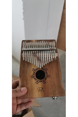 Puka Pk-2eq Koa Ağacı Profesyonel Jak Girişli Kalimba Seti