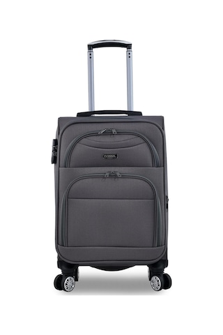 Fossil Ultra Light Kumaş Unisex Kabin Boy Valiz Gri Fsl010 Gri