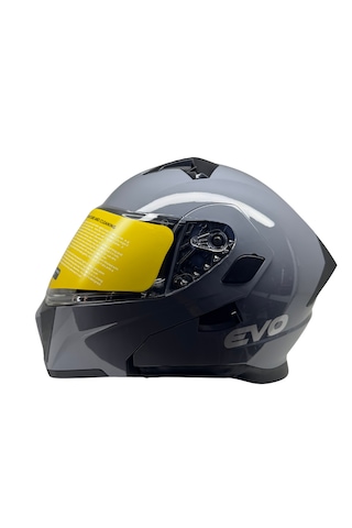 Kask Evo Marka Vizörlü Çeneden Açılır Nardo Gri Kask Evo Marka Vizörlü Çeneden Açılır Nardo Gri
