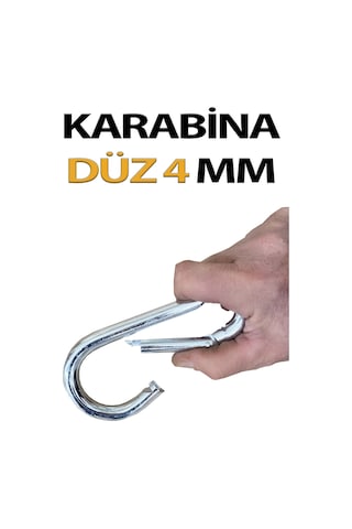 Karabina Yaylı Düz 4 Mm 5 Adet
