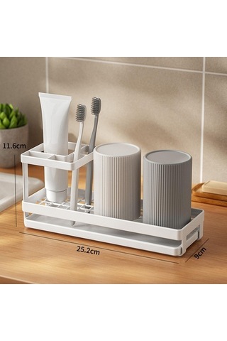 Pazly Tezgah Tepsili Tahliye Suntek Masaüstü Için Düzenleyici Beyaz Banyo Gj Diğer