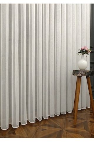 Evdepo Home Kullanıma Hazır Sade Tül Perde