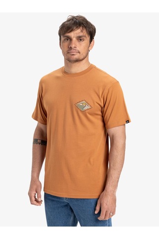 Quiksilver Evo Future Islands Ss Erkek T-shirt-29750 Kahverengi