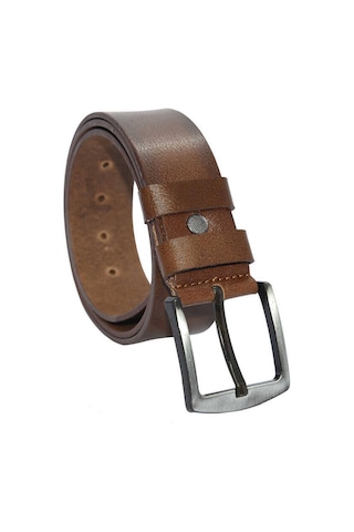 Süzer Deri Taba Tek Katmanlı Manda Derisi Düz Renk 4.5 Cm.lik Spor Kemer - 511-duz-st Kahverengi