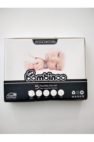 Zıbın Bebek 5 Parça Lacivert Pamuklu Çok Renkli