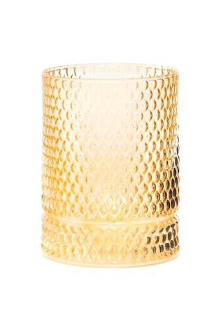 Amber Diamond Cam Vazo/mumluk 14 Cm
