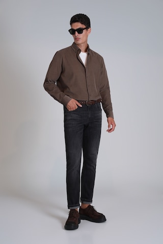 Lufian Owen Smart Jean Erkek Pantolon Slim Fit Grey Grey 112200220100151 Grey