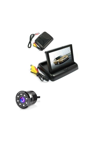 Gpr Geri Görüş Monitörü 4.3" Katlanabilir Ekran Kamera