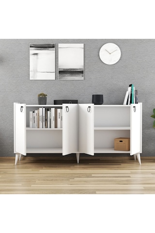 Ferniso Mobilya 165 Cm Konsol Beyaz