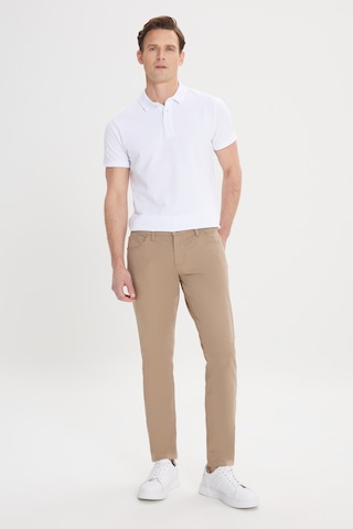 Ac&Co / Altınyıldız Classics Slim Fit Dar Kesim Pamuklu Chino Erkek Pantolon - Camel