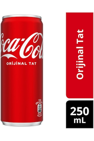 Coca Cola Kola Orijinal Tat 250 Ml X 24 Adet