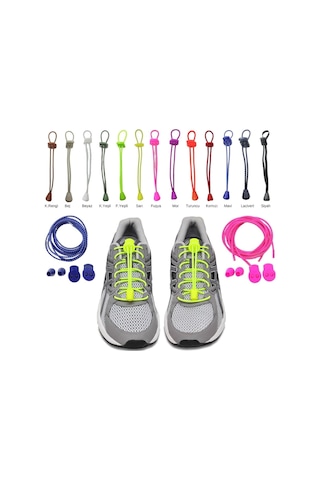 Foottab Pratik Kilitli Esnek Ayakkabı Bağcığı 100 CM Foottab Pratik Kilitli Esnek Ayakkabı Bağcığı 100 CM