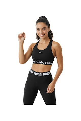 Puma 4keeps Elastic Kadın Pembe Sporcu Sütyeni Siyah