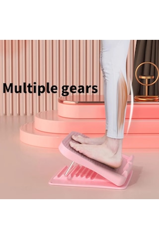 Germe Tahtası Eğimli Pedal Yalın Bacak Fitness Ekipmanları Ev Pembe