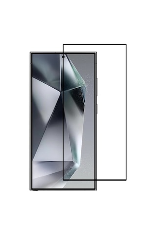 Logis Samsung Galaxy Uyumlu S25 Ultra Antistatik 5d Tam Kaplayan Ekran Koruyucu Cam