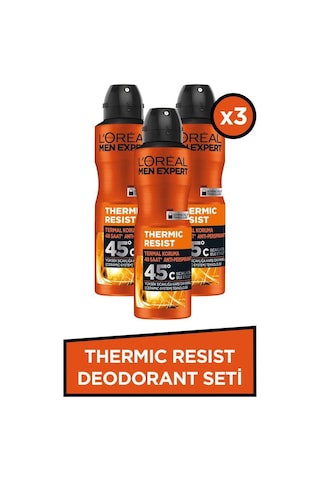 Thermic Resist Perspirant Yüksek Sıcaklıkta Etkili Erkek Sprey Deodorant 150ml 3'lü Set pktthpysespdeost-8530