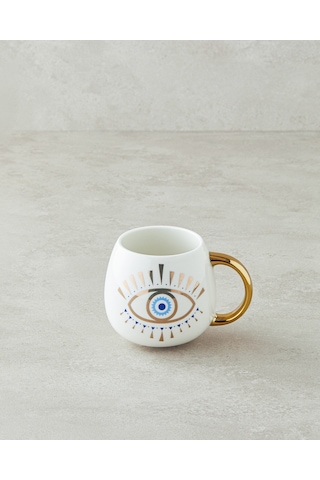 English Home Mystic Look New Bone China Yılbaşı Kupa 425 Ml Gold Gold