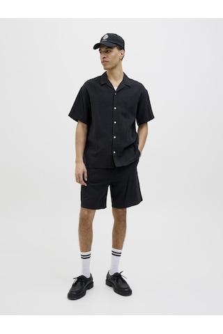 Jack & Jones Erkek Rahat Kalip Jogger Sort - Jaiden - 12274758 Black