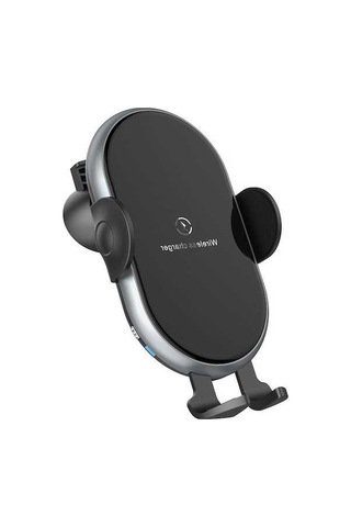 Fortunelane X366 Otomatik Şarj Tutucu - Motorlu Algılama, 10w Hızlı Şarj, Gri Renk, 360 Döner, Sessiz Çalışma