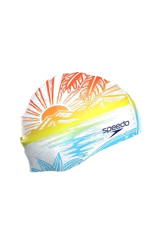 Speedo Slogan Prınted Silikon Bone 8-0838517394 Çok Renkli