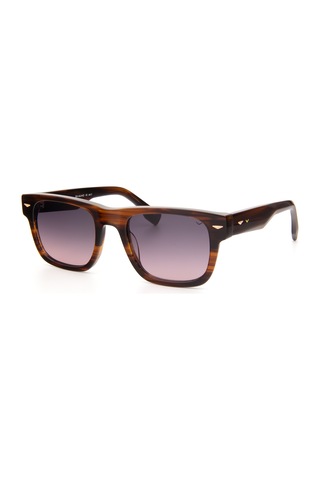 Zen Milano Eyewear Splq86-c02 52 Erkek Güneş Gözlüğü Kahverengi
