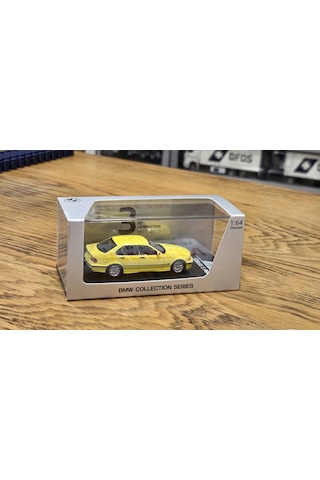 1/64 Bmw E36 Sarı - Collector Edition 50 Years Bmw 3 Series