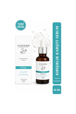Soiderm Prime Kırışıklık Karşıtı Serum Kolajen + Niacinamide