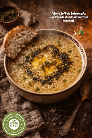 Yörem Afyon Anne Şefkatiyle Yoğrulmuş Anadolu'nun İlk Aşı Köy Yumurtalı Çorbalık Tutmaç, Erişte 500gr.