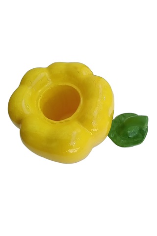 Biber Şeklinde Baharatlık - Çay Portu - Biblo Sarı