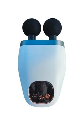 Mey İthalat Çift Başlıklı Şarjlı Masaj Robotu