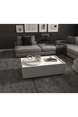 Vega Orta Sehpa - Beyaz