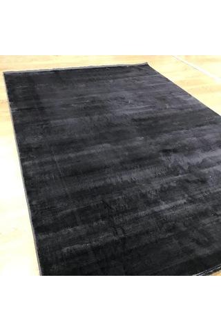 Hoom Rugs Rome 6030 Antrasit Düz Modern Salon Halısı Antrasit