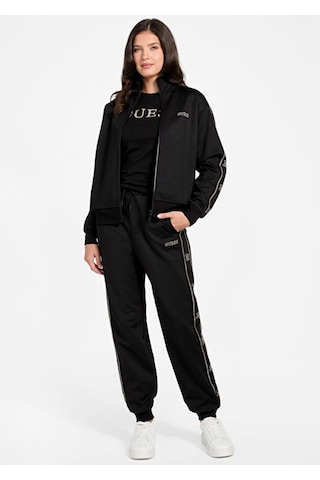 Guess Kadın Octavia Aktif Sweatshirt - Siyah Siyah