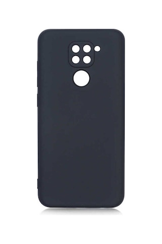 Xiaomi Redmi Note 9 Kılıf Zore Mara Lansman Kapak Siyah