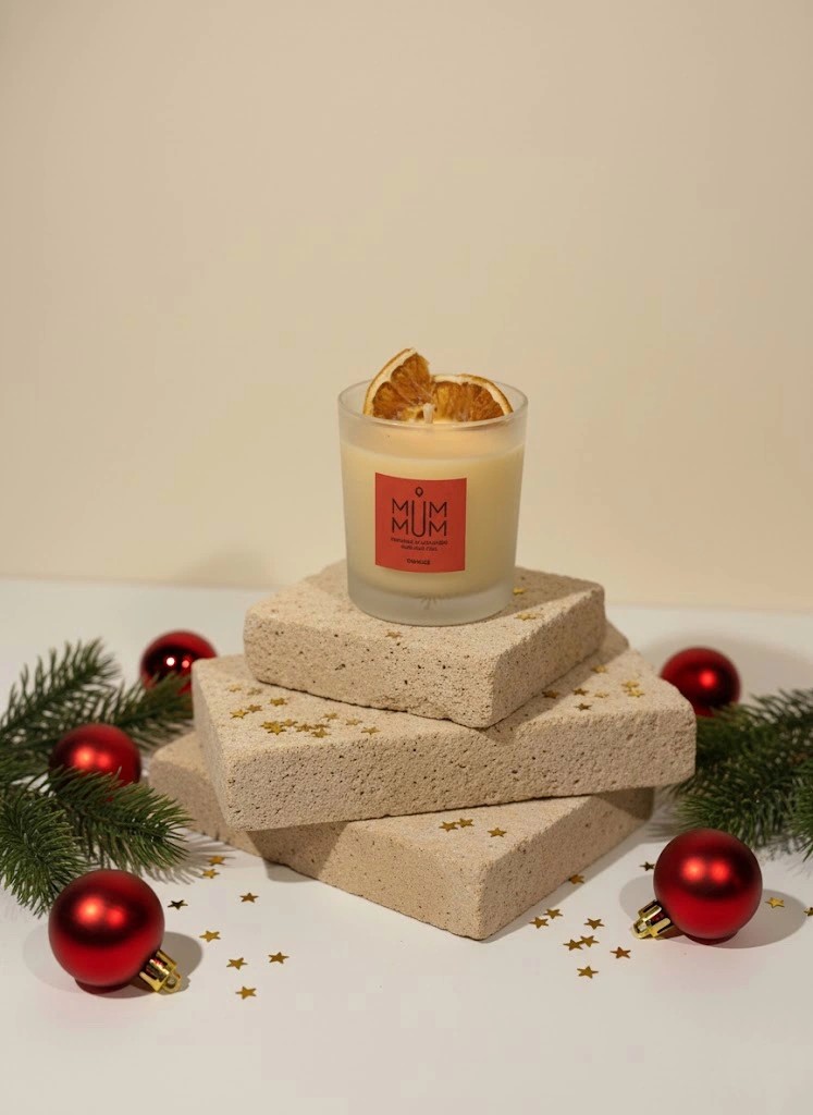 Lebron Portakal Kokulu 100 Gr Doğal Soya Wax Mum Çok Renkli
