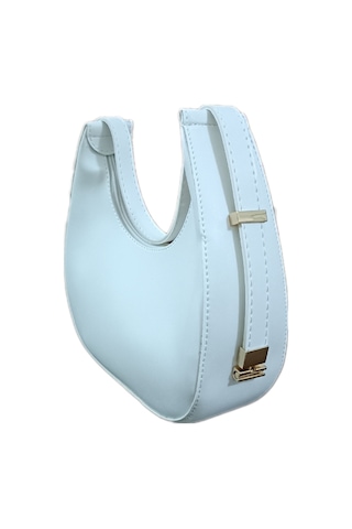 Bayan Kol Omuz Çantası Baget Çanta Beyaz