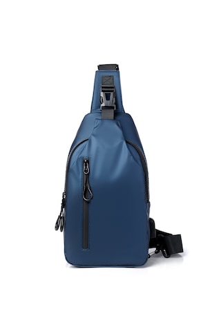 Aşınmaya Dayanıklı Çapraz Seyahat Çantası-mavi Mavi