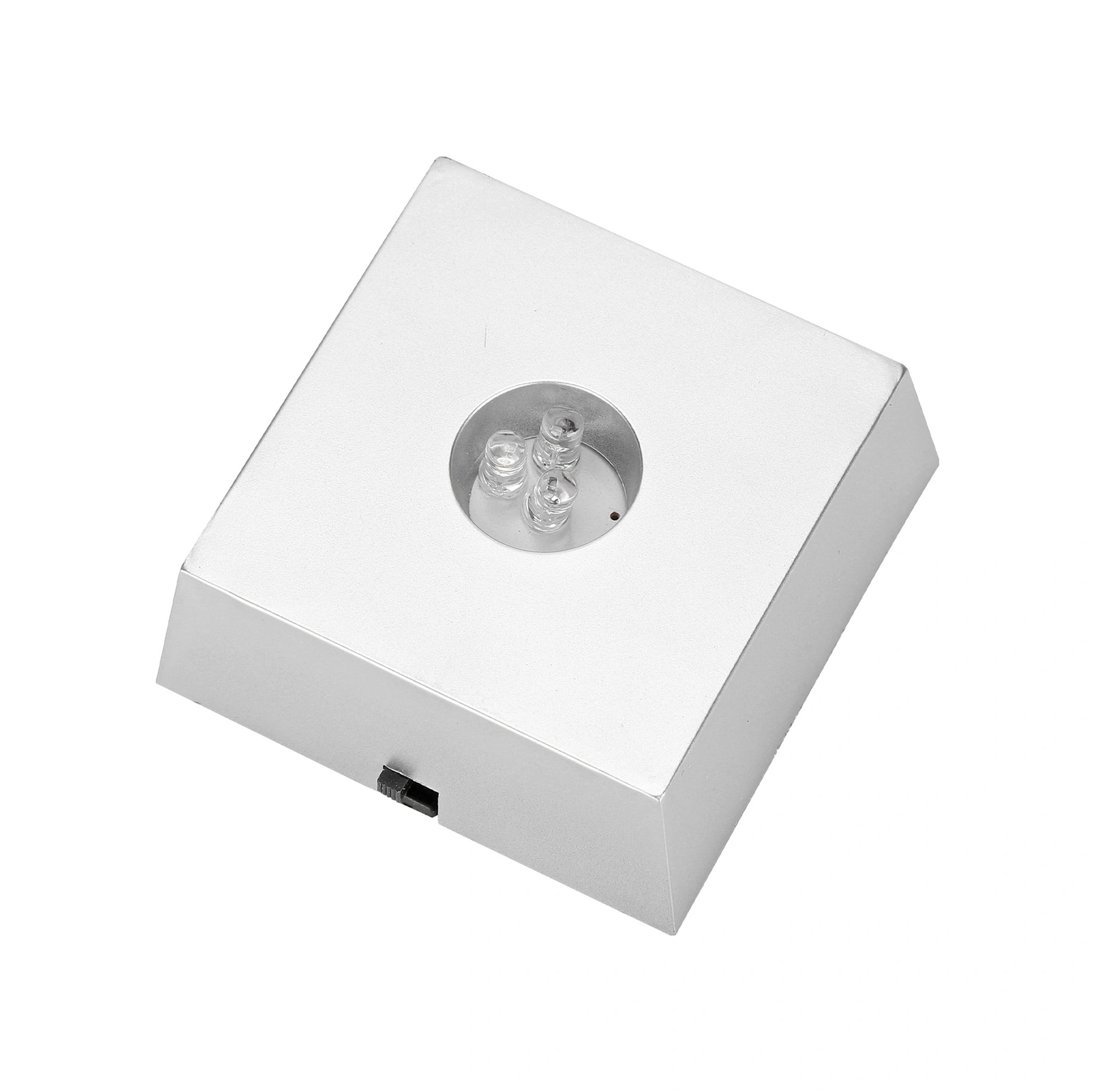 Wezone Küçük Trapezoid Plastik Lambaderi - Kristal, Cam Nesneler İçin Renkli Sürekli Değişen Aydınlatma Aksesuarı Pil Yok Diğer