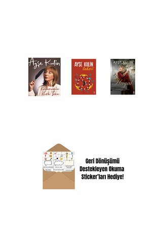 Kalemimle Kırk Sene Ciltli + Taksiii + Hayal + Okuma Sticker'ları