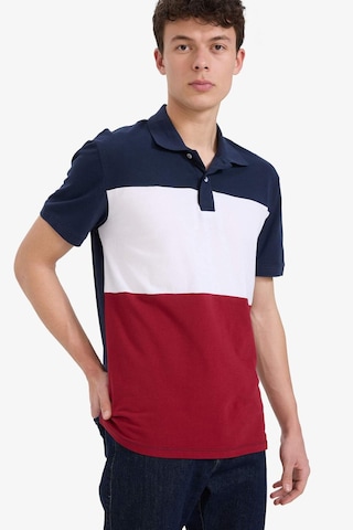 DeFacto %100 Pamuk Regular Fit Polo Yaka Bloklu Kısa Kollu Tişört D7940AX25SPNV135