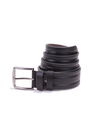 Dagoster DMK26-351 Siyah 4 CM Suni Deri Erkek Kemer Siyah