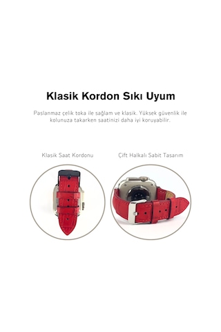 Dxl El Yapımı Hakiki Deri Kutulu Apple Uyumlu Watch Kordon 38mm 40mm 41mm Watch Ultra Kayış