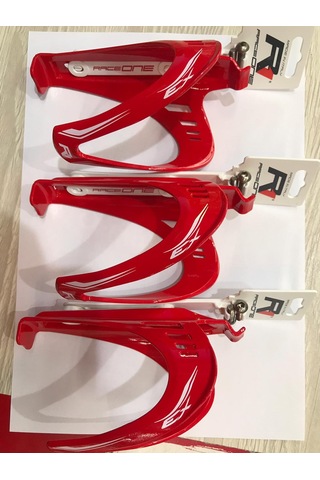 Raceone X3 Matara Kafesi Tutucu Kırmızı Kırılmaya Dayanaklı Siyah - Kırmızı - Beyaz